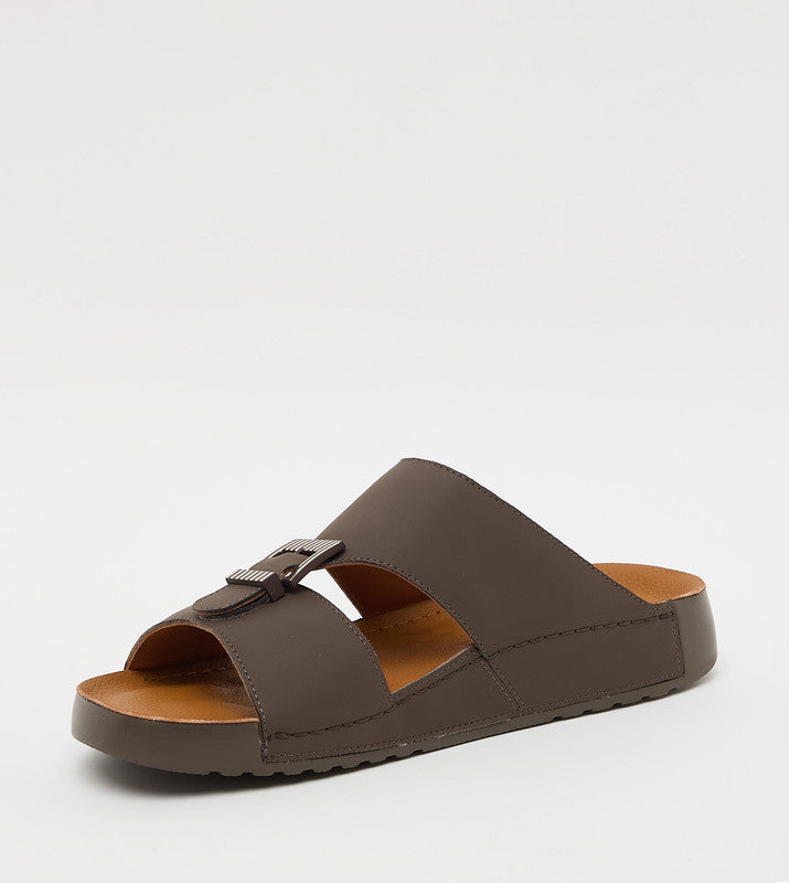 SNOL Brown Men's Comfort Sandals - view 2