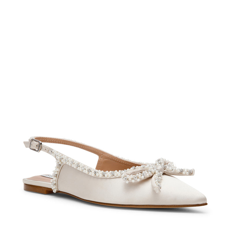 Steve Madden Solange Women's Ivory Pumps - side profile
