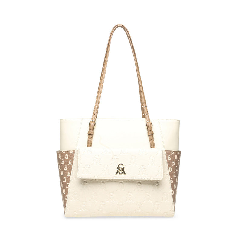 Benid Bone & Multi Women's Tote Bag