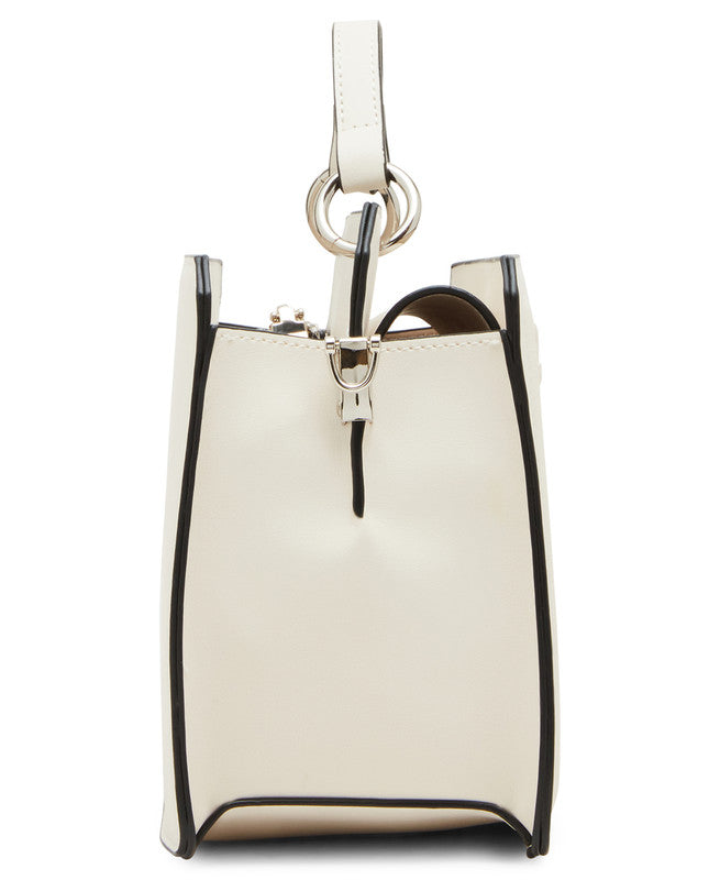 Bevelyn Mini Women's Vanilla Satchel Bag – Steve Madden, view 2