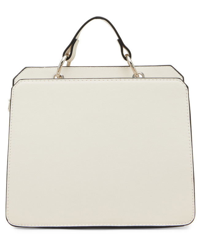 Bevelyn Mini Women's Vanilla Satchel Bag – Steve Madden, view 3