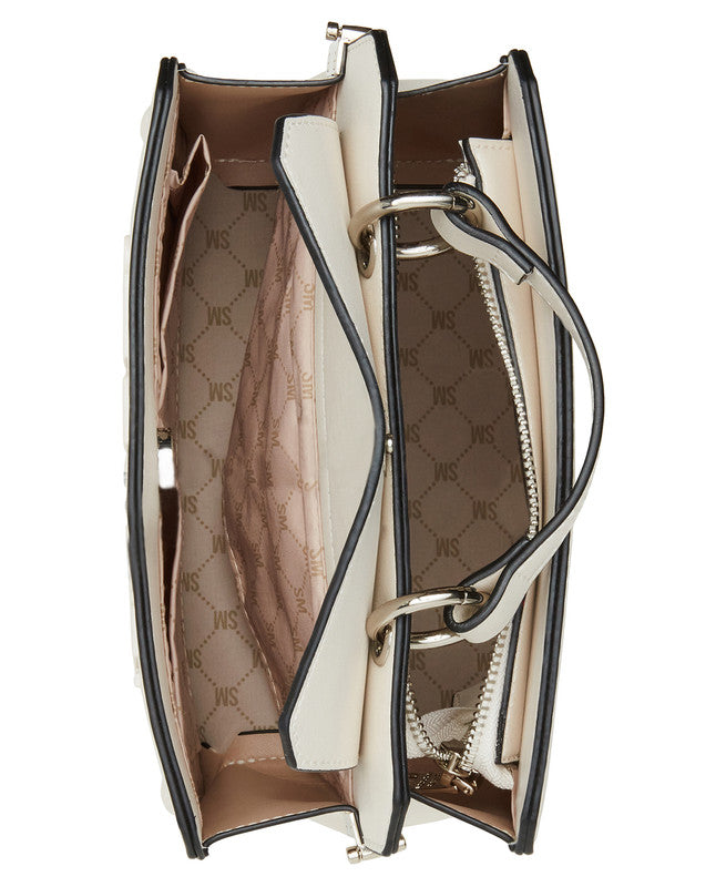 Bevelyn Mini Women's Vanilla Satchel Bag – Steve Madden, view 5