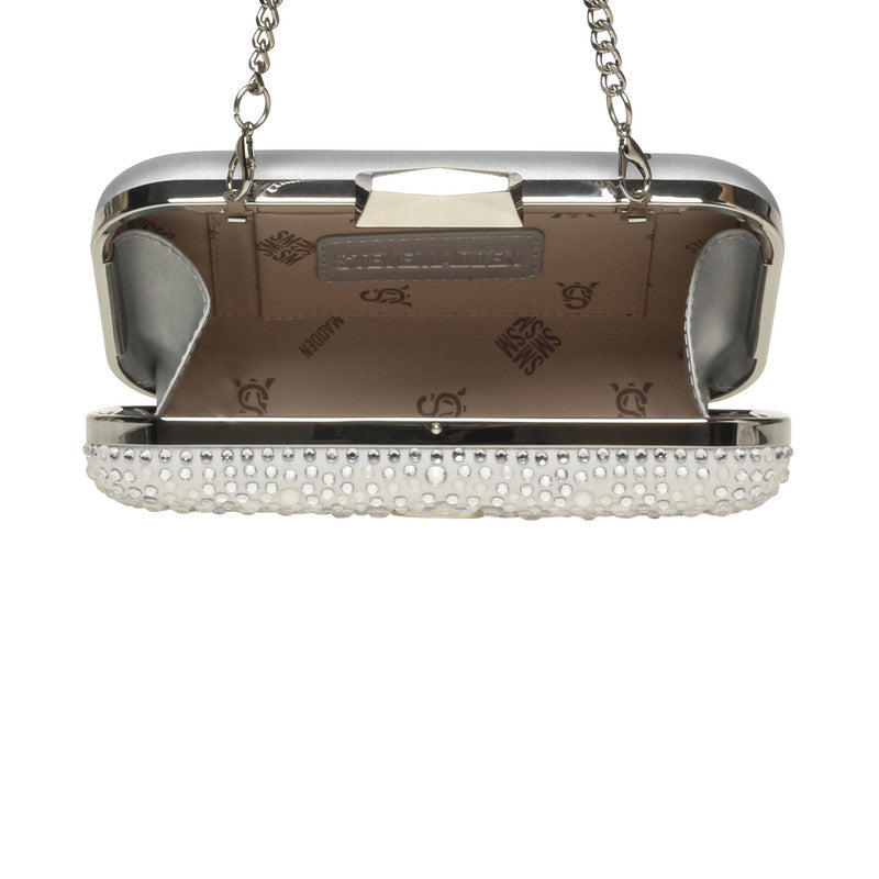 Bglimor Women's Silver Clutch - view 4