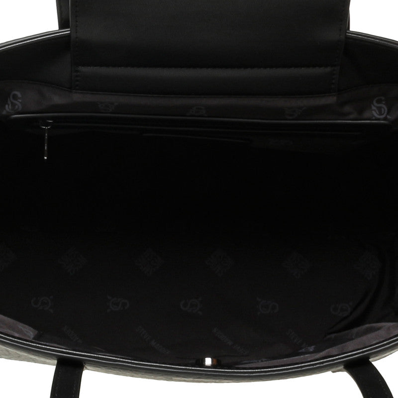 Bhelene Black & Gunmet Women's Tote Bag - view 4