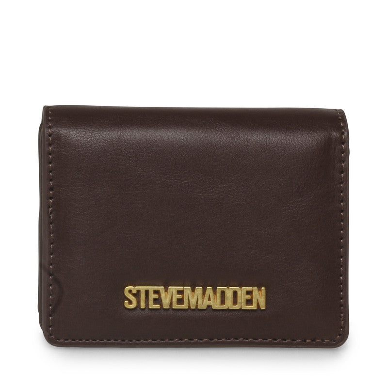 Bizzi Chocolate & Gold Women's Card Holder CHOC/GLD - view 3