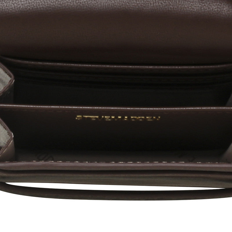 Bizzi Chocolate & Gold Women's Card Holder CHOC/GLD - view 4