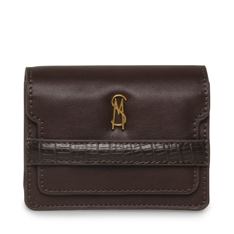 Bizzi Chocolate & Gold Women's Card Holder CHOC/GLD