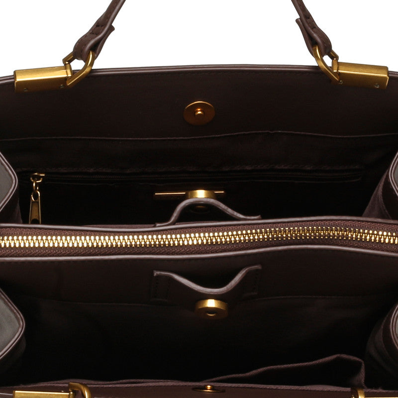 Bmatteo Chocolate Women's Satchel Bag - view 4