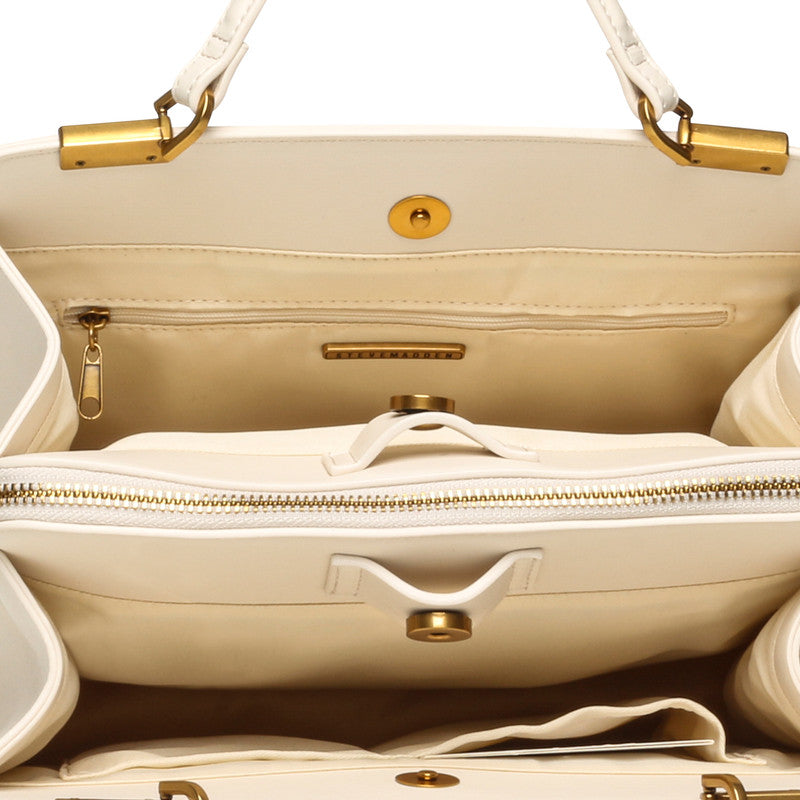 Bmatteo Vanilla Women's Satchel Bag - view 4