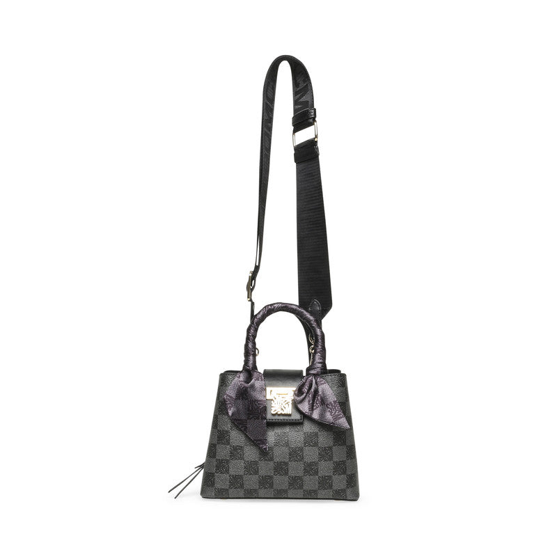 Bmirel-L Black & Gold Women's Satchel Bag BLACK/GOLD