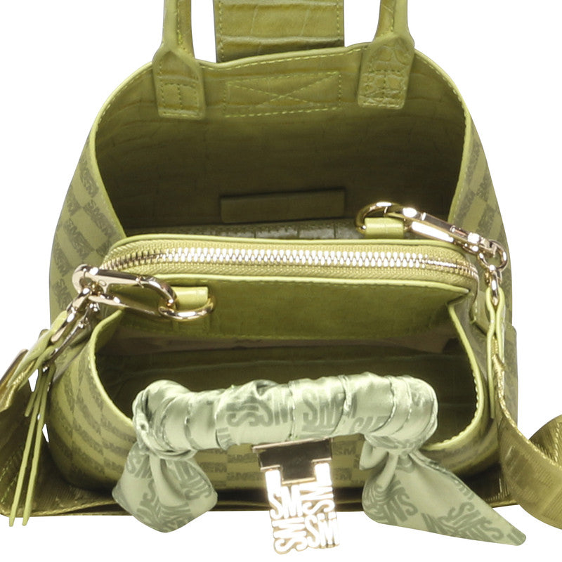 Bmirel-L Green Women's Satchel Bag GREEN - view 4