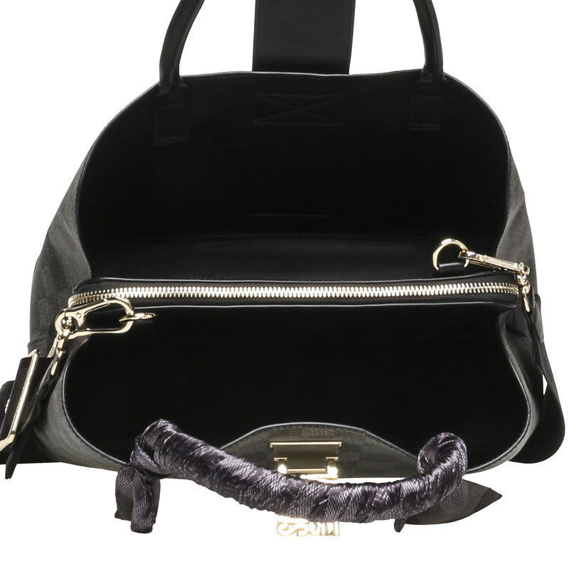 Bmisha-L Black & Gold Women's Satchel Bag BLACK/GOLD - view 4