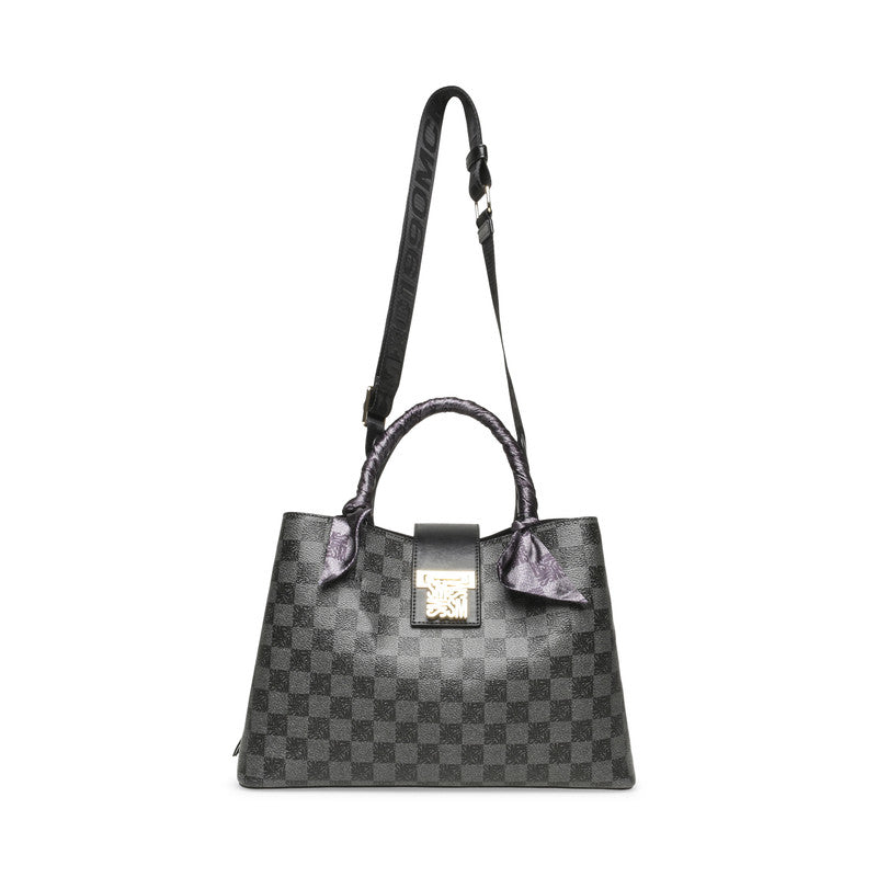 Bmisha-L Black & Gold Women's Satchel Bag BLACK/GOLD