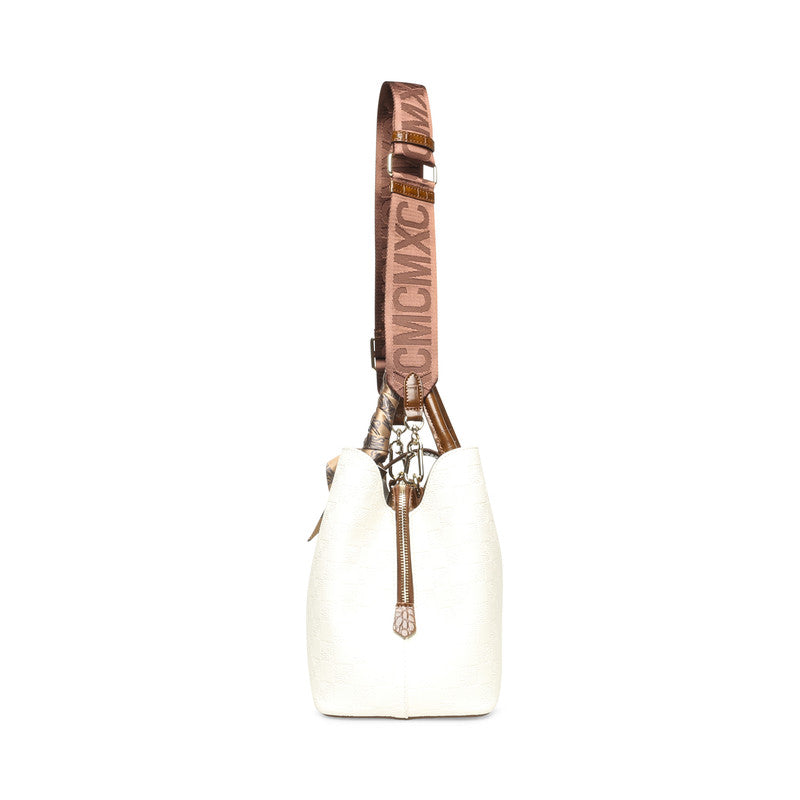 Bmisha-L Bone & Multi Women's Satchel Bag BONE/MULTI - view 2