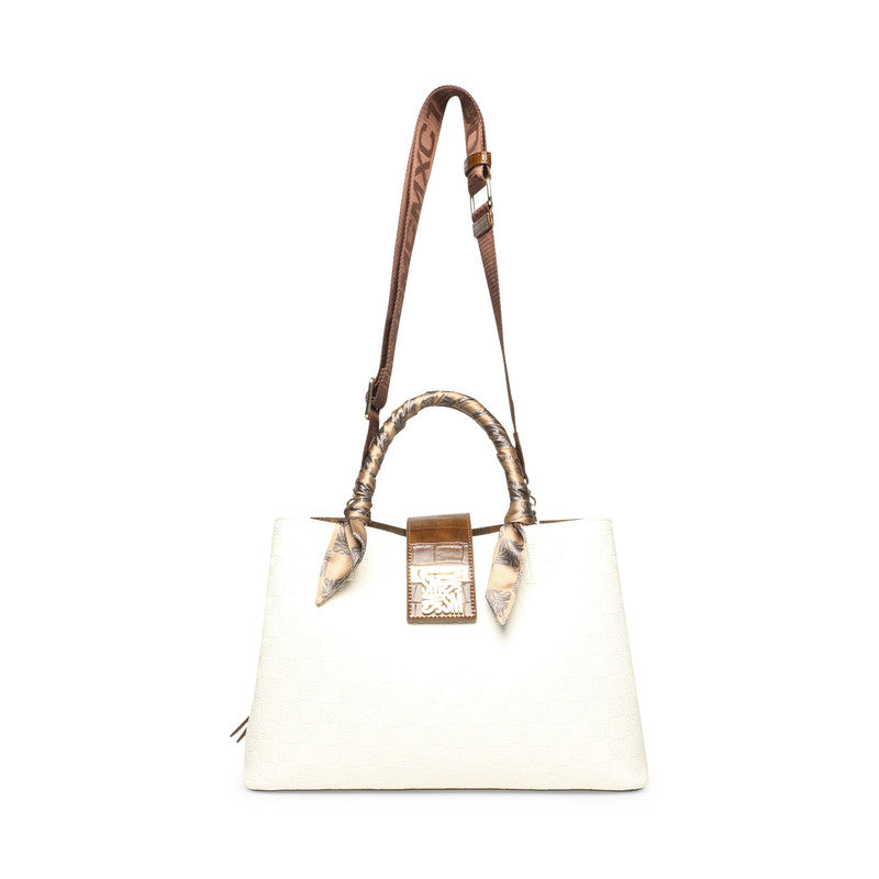 Bmisha-L Bone & Multi Women's Satchel Bag BONE/MULTI