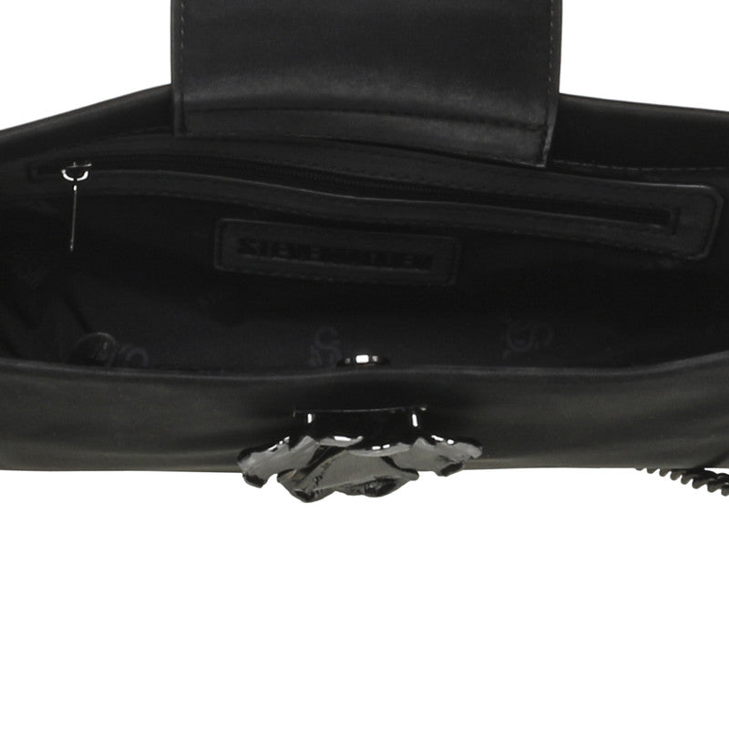 Bmondo Black & Gunmet Women's Shoulder Bag BLK/GUNMET - view 4