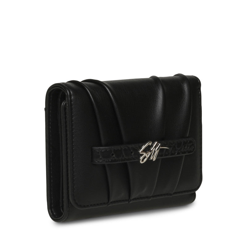 Bnox Black & Sil Women's Wallet