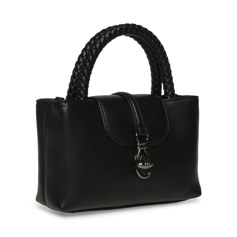 Bomar Women's Black/Gunmet Crossbody Bag – Steve Madden, view 5