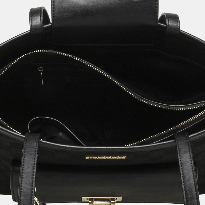 Brene-L Black & Gold Women's Tote Bag BLACK/GOLD - view 4