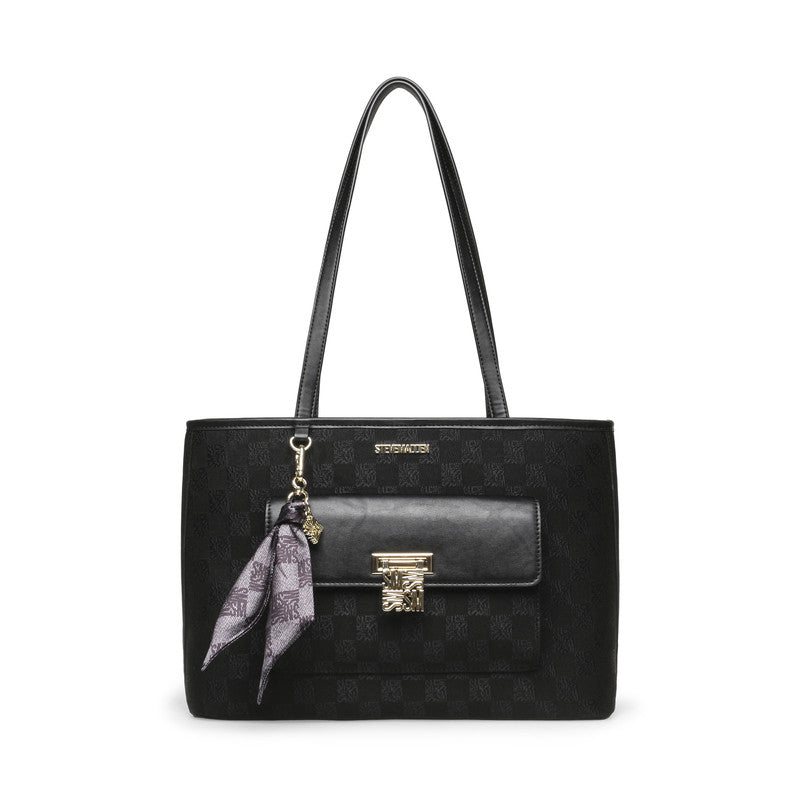 Brene-L Black & Gold Women's Tote Bag BLACK/GOLD