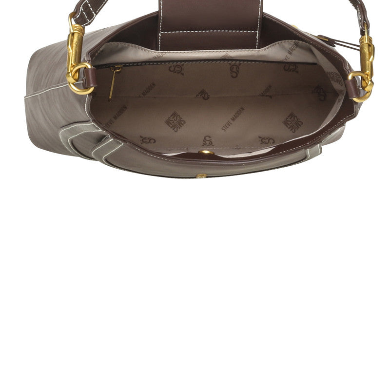 Bsalus Women's Choc/Gold Hobo Bag – Steve Madden, view 2