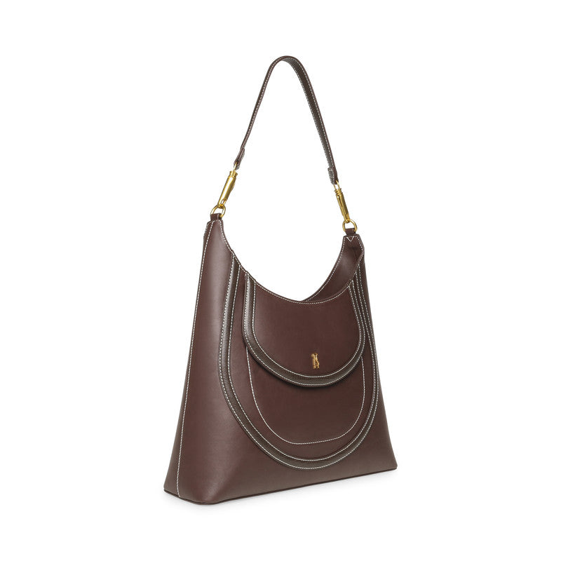 Bsalus Women's Choc/Gold Hobo Bag – Steve Madden, view 3