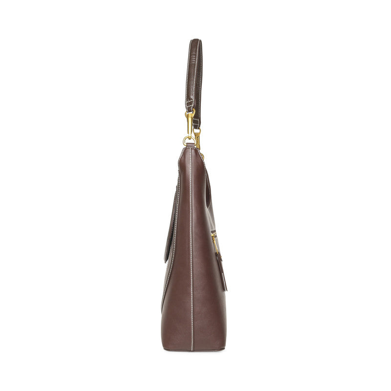 Bsalus Women's Choc/Gold Hobo Bag – Steve Madden, view 4