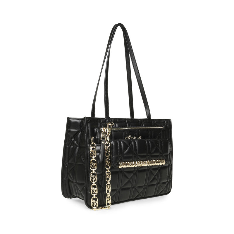 Bsilvo Women's Black/Gold Tote Bag - view 5