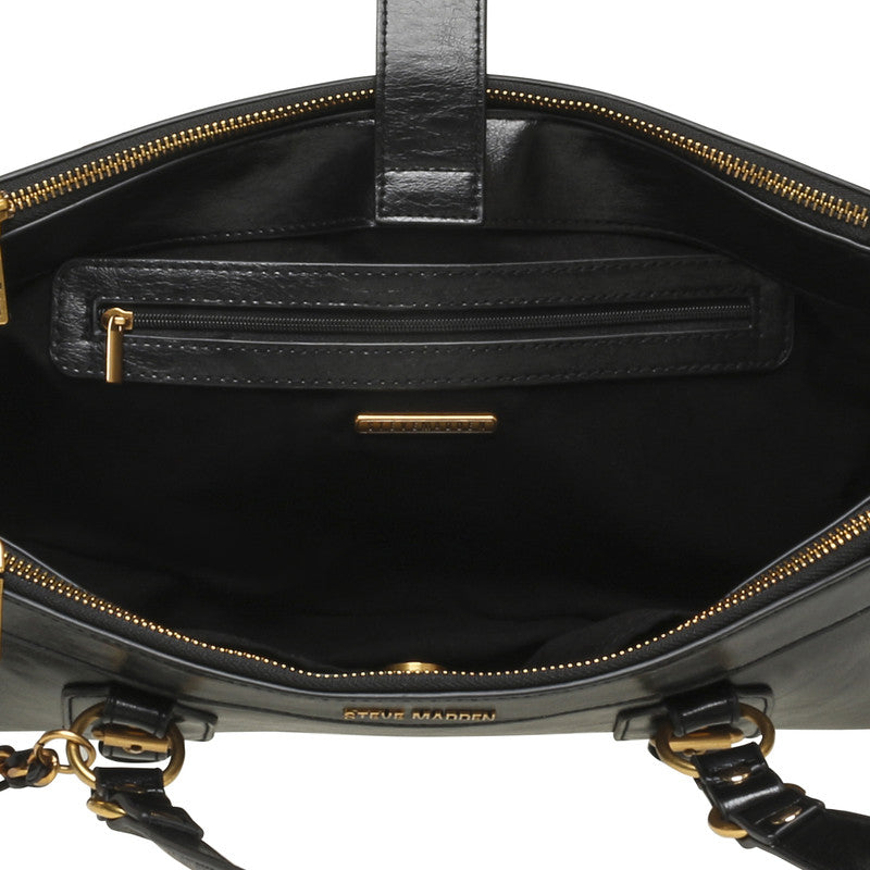 Bwaylon Black Women's Satchel Bag - view 4