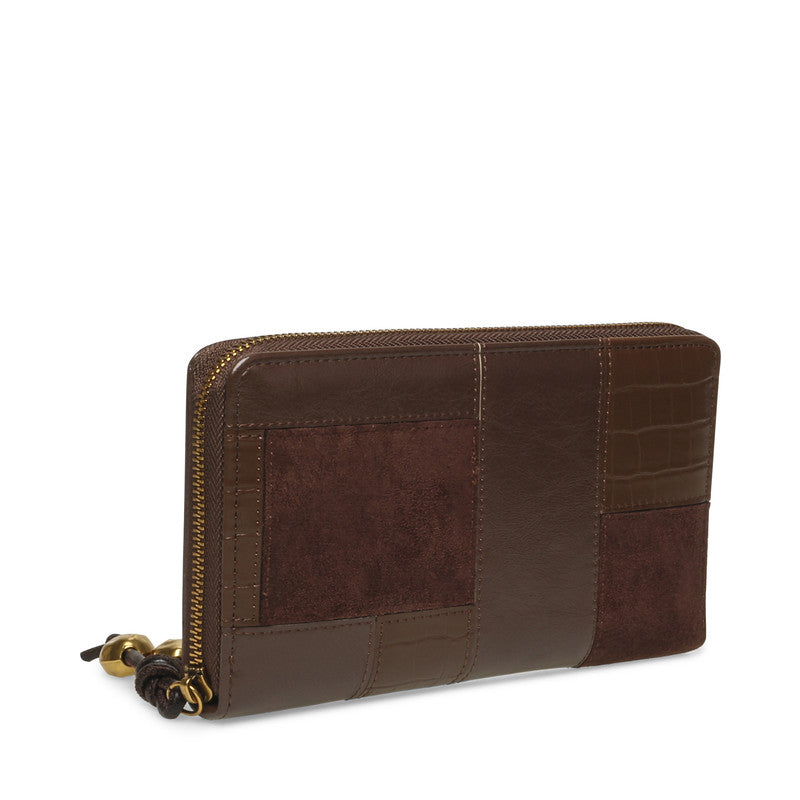 Bzippy Patchwork Women's Brown Wallet – Steve Madden