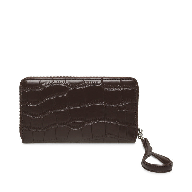 Bzippy Printed Women's Chocolate Wallet – Steve Madden, view 3