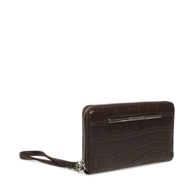 Bzippy Printed Women's Chocolate Wallet – Steve Madden, view 5