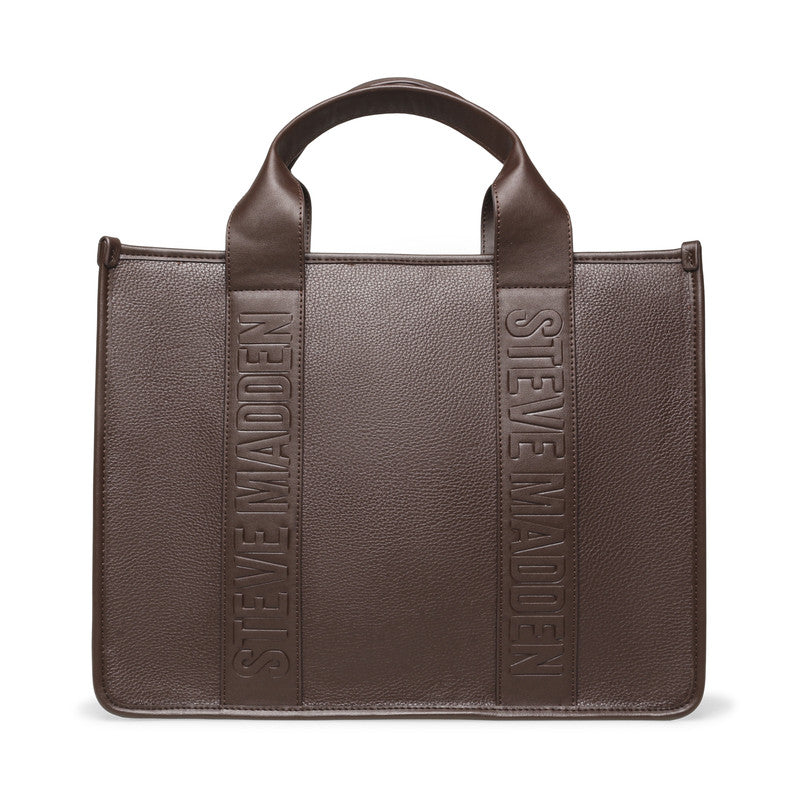 Bwebber-el Women's Chocolate Satchel Bag – Steve Madden, view 5