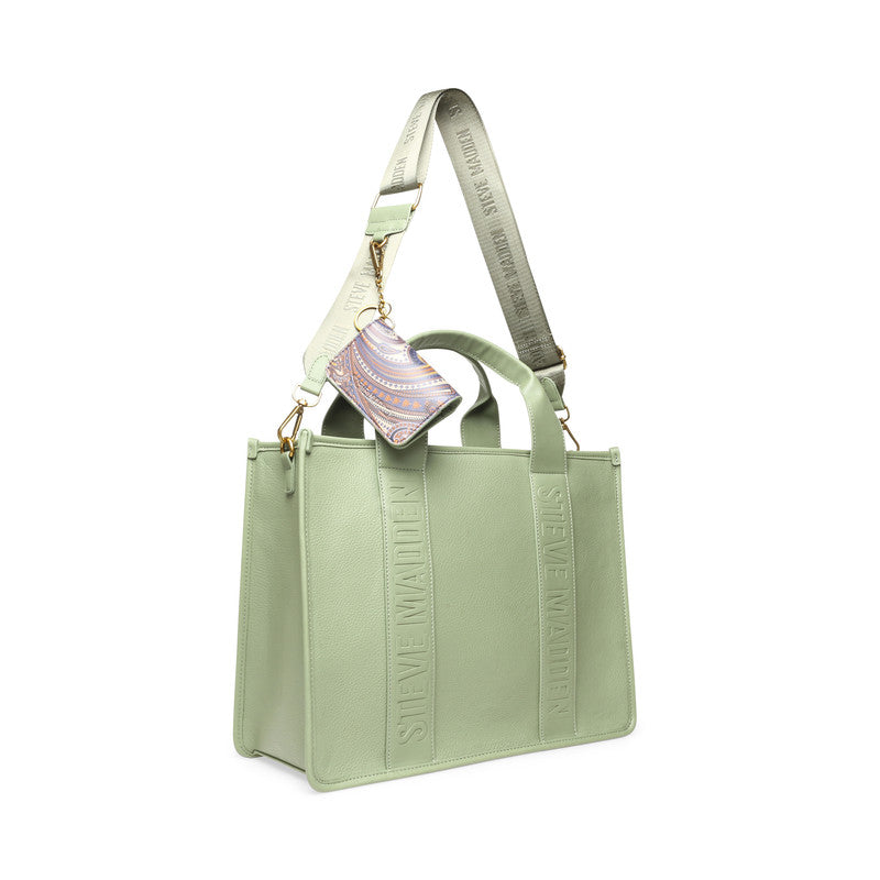 Bwebber-el Women's Oil Green Satchel Bag – Steve Madden, view 5