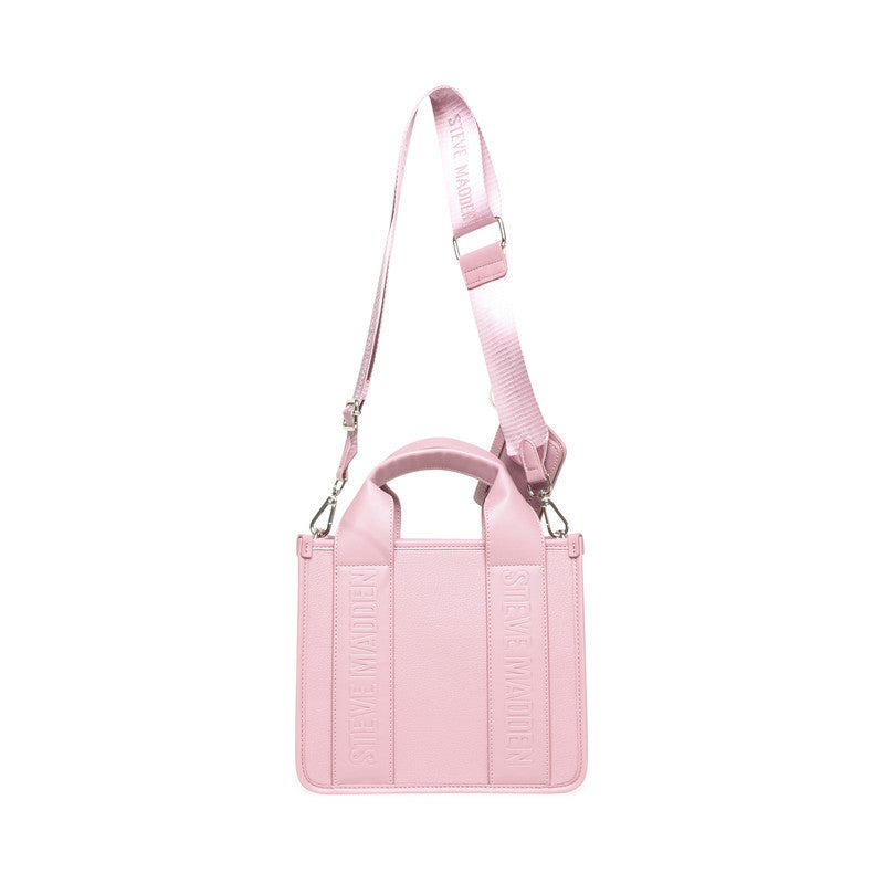 Bwebber-e Women's Cosmetic Pink Satchel Bag – Steve Madden, view 3
