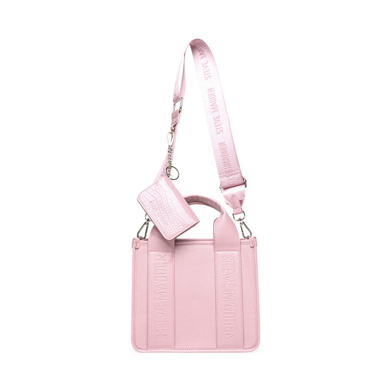 Bwebber-e Women's Cosmetic Pink Satchel Bag – Steve Madden