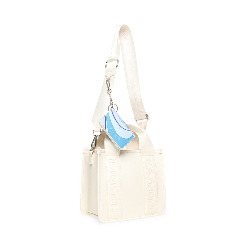 Bwebber-e Women's Cotton Satchel Bag – Steve Madden, view 5
