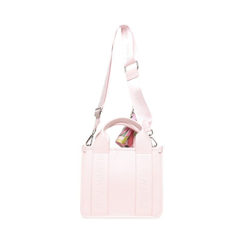 Bwebber-e Women's Ballet Pink Satchel Bag – Steve Madden, view 4