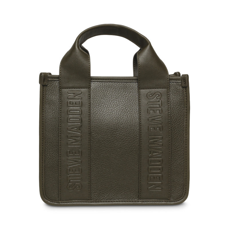 Bwebber-e Women's Olive Green Satchel Bag – Steve Madden, view 3