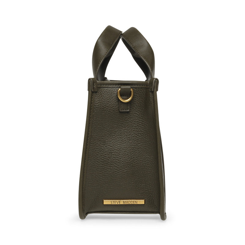 Bwebber-e Women's Olive Green Satchel Bag – Steve Madden, view 2