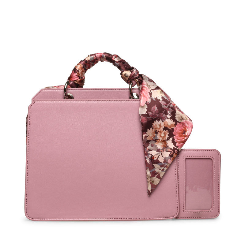 Bevlynn Women's Cosmetic Pink Satchel Bag – Steve Madden, view 3