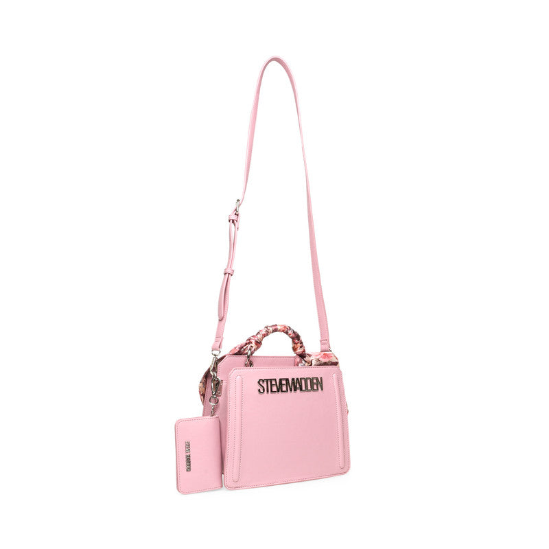 Bevlynn Women's Cosmetic Pink Satchel Bag – Steve Madden, view 4