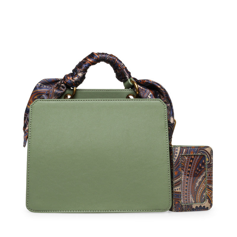 Bevlynn Women's Oil Green Satchel Bag – Steve Madden, view 3