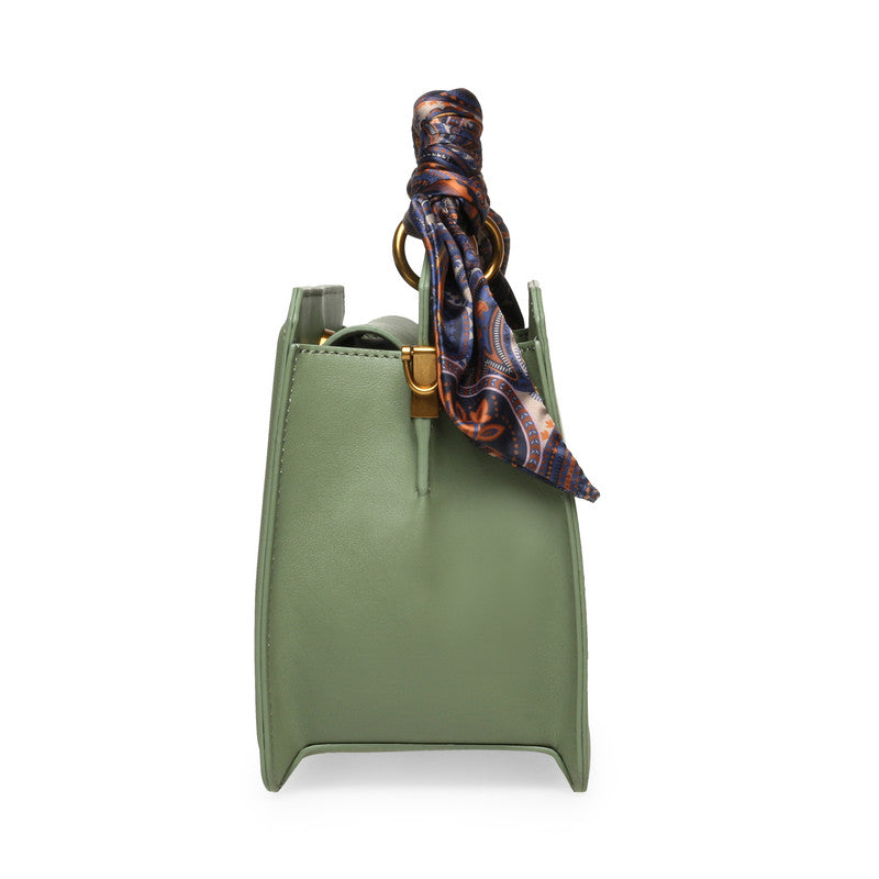 Bevlynn Women's Oil Green Satchel Bag – Steve Madden, view 2