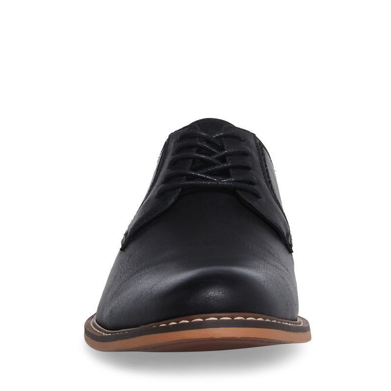 Steve Madden Ajapp Men's Black Lace-Up Shoes - front view