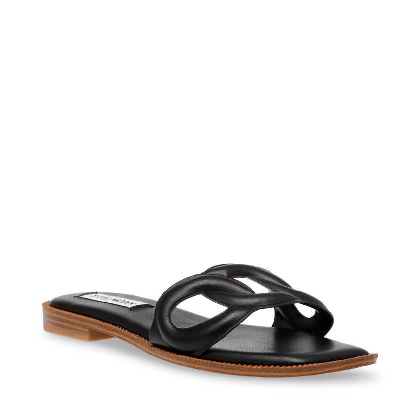 Stash Women's Black Flat Sandals