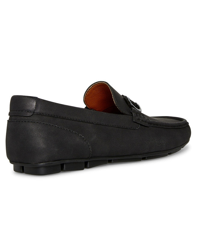 M-Snappz Men's Black Loafers & Mocassins