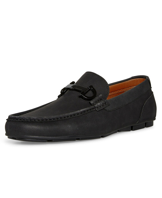 M-Snappz Men's Black Loafers & Mocassins