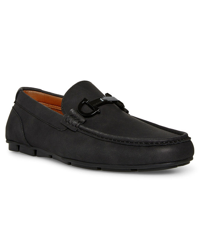 M-Snappz Men's Black Loafers & Mocassins