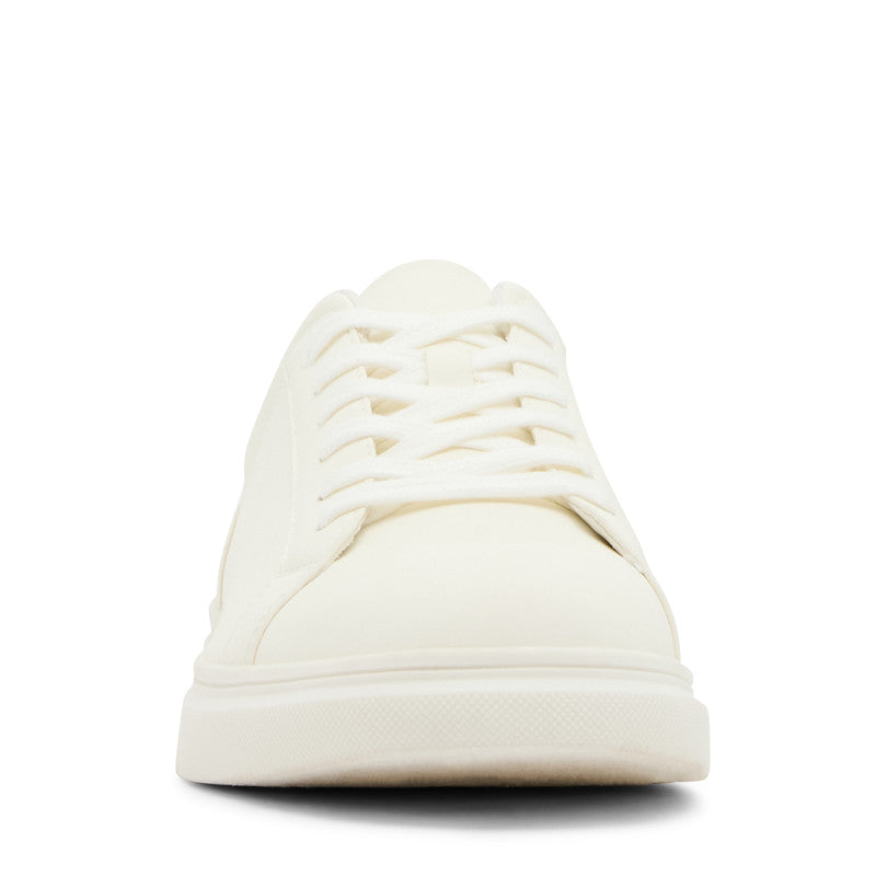 Steve Madden Mpeter Men's White Lace-Up Shoes - front view